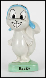 "ROCKY" CERAMIC FIGURINE.