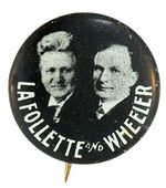 "LA FOLLETTE AND WHEELER" 1924 JUGATE.