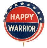 AL SMITH "HAPPY WARRIOR" NICKNAME BUTTON.