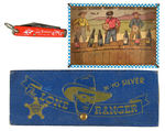 LONE RANGER KNIFE/GAME/PENCIL BOX.