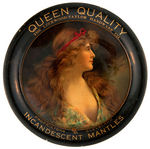 "LOCKWOOD-TAYLOR HARDWARE CO./ROYAL ARMS SCOTCH" TIP TRAY PAIR W/PRETTY WOMEN.