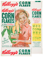 "KELLOGG'S CORN FLAKES" BOX FLAT WITH DEMON DAN MASK.