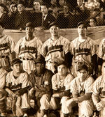 MONTERREY MEXICO VINTAGE TEAM PHOTO WITH LAZARO SALAZAR.