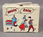 "SNACK SACK" VINYL LUNCH BOX.