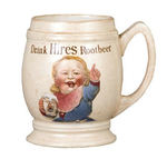 "DRINK HIRES ROOT BEER" MUG.