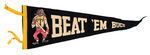 "PITTSBURGH PIRATES/BEAT 'EM BUCS" PENNANT PAIR.