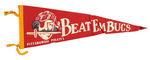 "PITTSBURGH PIRATES/BEAT 'EM BUCS" PENNANT PAIR.