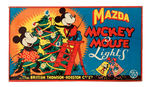 "MAZDA MICKEY MOUSE LIGHTS" BOXED SET.