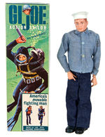 "GI JOE ACTION SAILOR" BOXED ACTION FIGURE WITH EXTRAS.