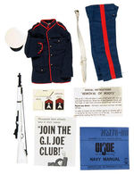 "GI JOE ACTION SAILOR" BOXED ACTION FIGURE WITH EXTRAS.