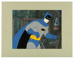 "SUPER FRIENDS" BATMAN ANIMATION CEL SETUP.