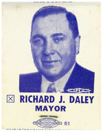 MATCHING MATCH PACK PAIR “ELECT RICHARD J. DALEY MAYOR.”