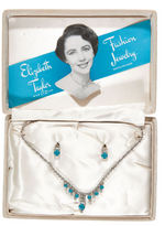 "ELIZABETH TAYLOR FASHION JEWELRY" BOXED SET.