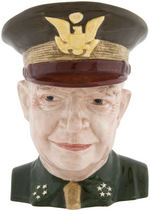 GENERAL DWIGHT EISENHOWER AS 5 STAR GENERAL LARGE LIMITED EDITION FIGURAL MUG BY BARRINGTON.