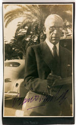 BORIS KARLOFF AUTOGRAPHED CANDID PHOTO.