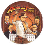 “ARIZONA JOHN 2008” BRIAN CAMPBELL BUTTON WITH INDIANA JONES THEME.