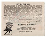 "SUPERMAN" PREMIUM BREAD CARD #1.