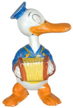DONALD DUCK WITH ACCORDION BISQUE (SIZE VARIETY).