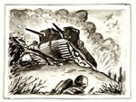 WAR GUM CARDS ORIGINAL ART.