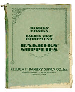 PAIR OF BARBERSHOP SUPPLY 1920s CATALOGUES.