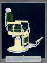 1928 “KOKEN BARBER’S CHAIRS AND BARBERSHOP EQUIPMENT” CATALOGUE WITH BROCHURES AND FLIER.