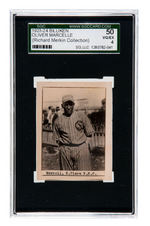 1923-1924 BILLIKEN OLIVER MARCELLE SGC 50 VG/EX 4 (RICHARD MERKIN COLLECTION).