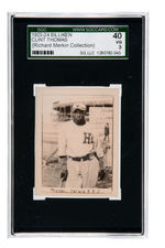 1923-1924 BILLIKEN CLINT THOMAS SGC 40 VG 3 (RICHARD MERKIN COLLECTION).