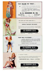 EARL MORAN PIN-UP BLOTTERS INCLUDING MARILYN MONROE.