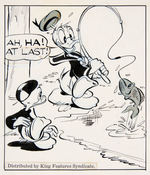 "DONALD DUCK" ORIGINAL 1960 AL TALIAFERRO DAILY COMIC STRIP ART.