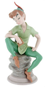 "1993 OFFICIAL DISNEYANA CONVENTION LIMITED EDITION" PETER PAN LLADRO FIGURINE.