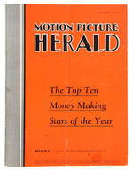 "MOTION PICTURE HERALD" WITH LONE RANGER CONTENT AND PHOTOS.