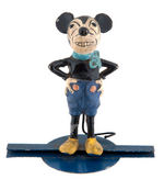 MICKEY MOUSE DEAN'S RAG-STYLE METAL FIGURAL NOTE TABLET HOLDER.