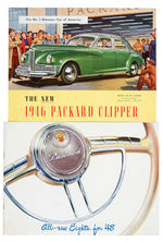 PACKARD 1930s-1940s SHOWROOM CATALOGS/DISPLAY CARDS/LETTER.