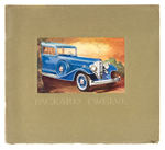 PACKARD 1930s-1940s SHOWROOM CATALOGS/DISPLAY CARDS/LETTER.