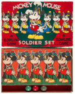 "MICKEY MOUSE SOLDIER SET/A BOWLING GAME" SMALL SET.