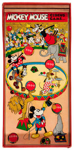 "MICKEY MOUSE CIRCUS GAME."