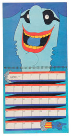 "THE BEATLES YELLOW SUBMARINE" 1969 CALENDAR WITH ENVELOPE.