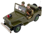 BATTERY OPERATED ARMY COMMAND JEEP.