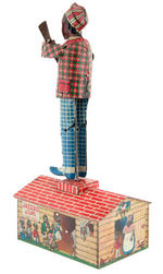 "JAZZBO-JIM - THE DANCER ON THE ROOF" BOXED WIND-UP.
