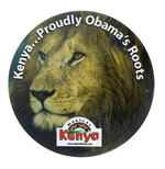 KENYA AFRICA BUTTON WITH OBAMA REFERENCE.