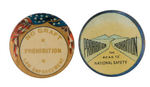 PROHIBITION PAIR OF RARE BUTTONS FIRST WE'VE SEEN.