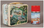 "DISNEYLAND" METAL LUNCH BOX WITH THERMOS.