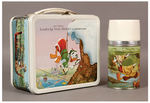 "LUDWIG VON DRAKE IN DISNEYLAND" LUNCH BOX WITH THERMOS.