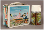 "LUDWIG VON DRAKE IN DISNEYLAND" LUNCH BOX WITH THERMOS.