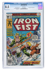 "IRON FIST" #14 AUGUST 1977 CGC 8.5 VF+ (FIRST SABRETOOTH).