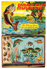 "HOOK-EM! THE FISHING GAME WITH THE MAGNETIC HOOK" BY MILTON BRADLEY.