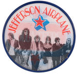 "JEFFERSON AIRPLANE/VOLUNTEERS" FLASHER BUTTON.