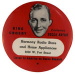 "BING CROSBY" THREE DECCA RECORDS CLEANING BRUSHES.