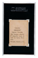 1923-1924 BILLIKEN TINTI MOLINA SGC 30 GOOD 2 (RICHARD MERKIN COLLECTION).