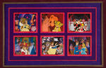 DISNEY "A ROYAL GATHERING" FRAMED LIMITED EDITION PIN SET.